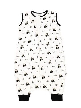 Kyte BABY black white and zen panda print sleep sack walker med 1.0 tog